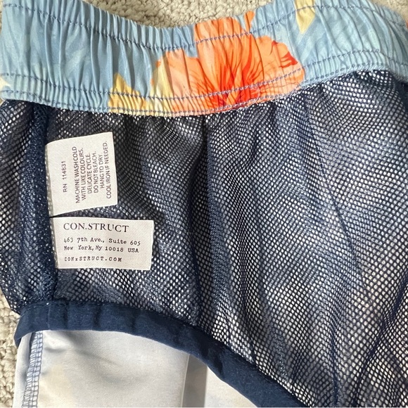 Con.Struct Tropical Floral Men's Swim Trunks - Picture 5 of 5